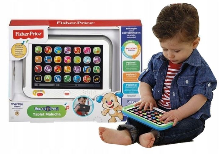 FISHER PRICE EDUKACYJNY TABLET MALUCHA DHN29 zdjęcie 2