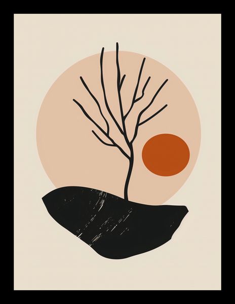 Plakat 15x20cm Nagie Drzewo zdjęcie 2