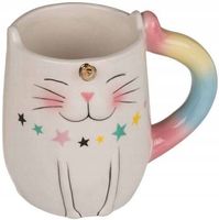 Kubek kot-jednorożec ze złotym rogiem 300ml
