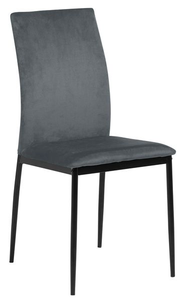 Krzesło Demina dark grey tapicerowane zdjęcie 1