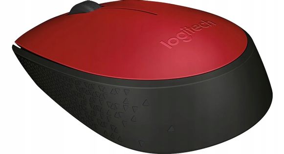 Mysz Optyczna Bezprzewodowa Logitech M171 czerwona 1000DPI