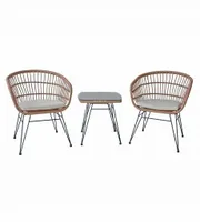 ZESTAW MEBLI TECHNORATTAN OGRÓD TARAS FOTEL STOLIK