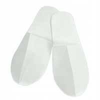 Papcie hotelowe standard kapcie jednorazowe z włókniny klapki białe 50 par