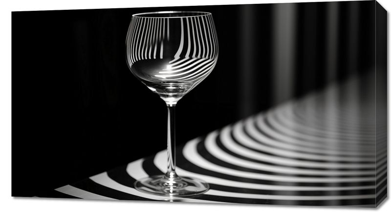 Obraz 90x50cm Refleksje nad Szkłem zdjęcie 1
