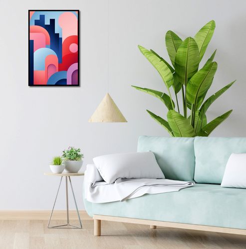 Plakat 40x60cm Miasto Kolorów na Arena.pl