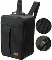 Czarny PLECAK Sztywny Wytrzymaly GRACIO Ryanair Wizzair Bagaz Podreczny