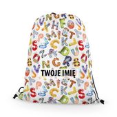 WORKO-PLECAK DZIECIĘCY z Twoim imieniem Literki 141