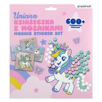 zestaw kreatywny książeczka z mozaikami unicorn starpak 549165
