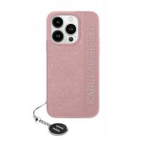 2 x Karl Lagerfeld KLHCP15LPSAKDGCP iPhone 15 Pro 6.1" różowy/pink hardcase