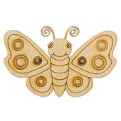 Ozd. drewniana motyl 1 ECODECO