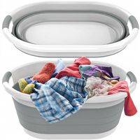 Kosz na Pranie Zabawki Składany Wanienka Miska Składana Silikonowa