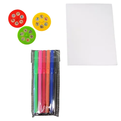 DINOZAUR T-rex Projektor do Rysowania i Malowania + PISAKI na Arena.pl