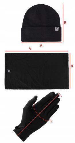 4F KOMPLET ZIMOWY MĘSKI DAMSKI CZAPKA ZIMOWA KOMIN SZAL RĘKAWICZKI na Arena.pl