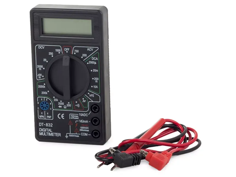 Miernik multimetr tester cyfrowy z sygnałem lcd zdjęcie 2