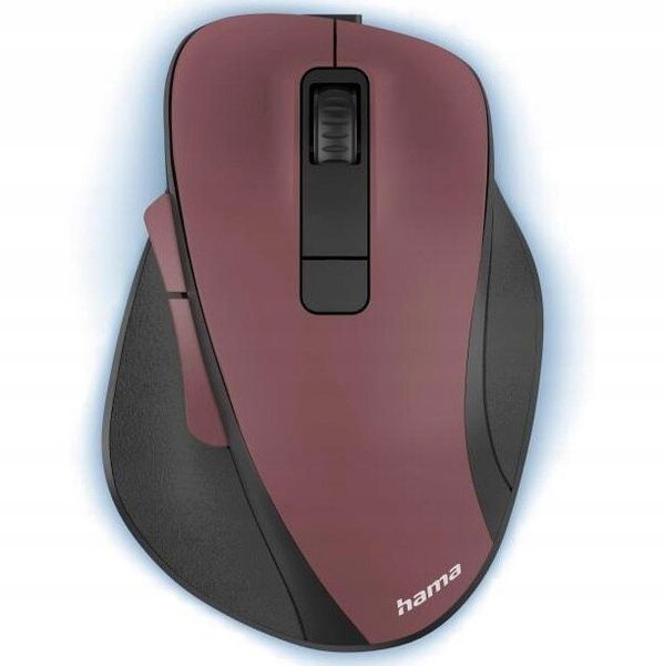 Mysz HAMA MW-500 V2 Bordowy zdjęcie 2