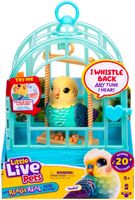 Moose Little Live Pets Mówiący Interaktywny Ptaszek z Klatką na Prezent