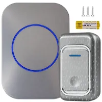 Dzwonek bezprzewodowy do drzwi furtki zasięg 300m baterie wodoodporny