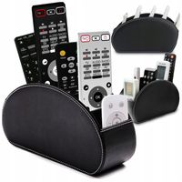 ORGANIZER NA PILOTY STOJAK SKÓRZANY ETUI NA TELEFONY AKCESORIA KLUCZE CZARN