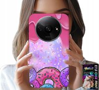 ETUI DO XIAOMI REDMI A3 - SŁODKIE DONUTY Z LUKREM W TLE + SZKŁO