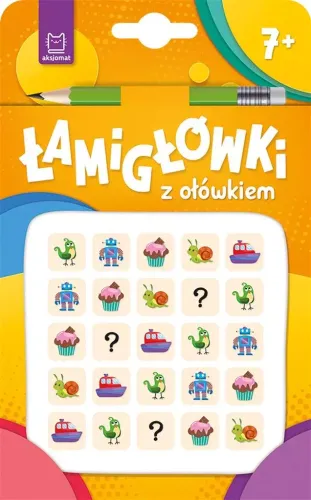 Łamigłówki Z Ołówkiem 7+ Książeczka Pomarańczowa na Arena.pl
