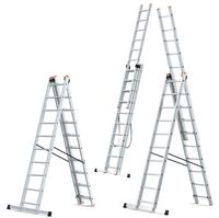 Drabina aluminiowa wielofunkcyjna 3x10 HIGHER na schody + GRATIS