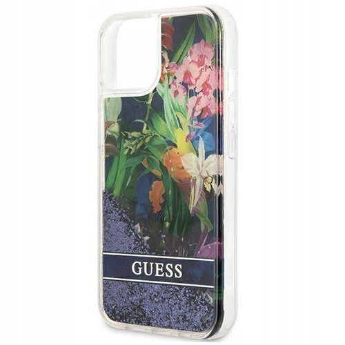 Etui do iPhone 13 mini Guess Niebieski Hardcase na Arena.pl