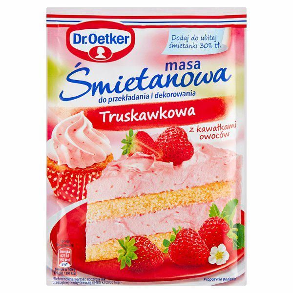 DR OETKER Masa Truskawkowa 89g zdjęcie 1
