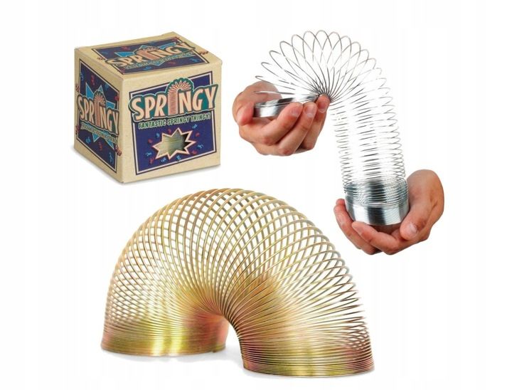 Oryginalna metalowa sprężyna SPRINGY 7cm zdjęcie 1