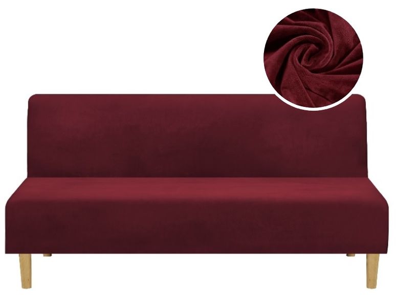 POKROWIEC NA WERSALKĘ SOFĘ WELUR PREMIUM AKSAMIT ELASTYCZNY 190-210 C zdjęcie 1