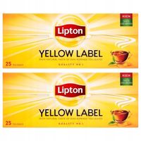 Lipton Yellow Label Herbata 25 torebek x 2 sztuk