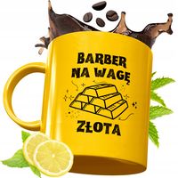 Złoty Kubek Premium Dla Barbera Na Prezent Z Nadrukiem Ze Zdjęciem