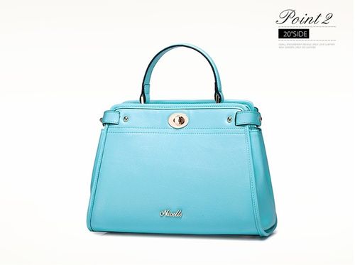 NUCELLE Modna listonoszka damska Niebieska na Arena.pl