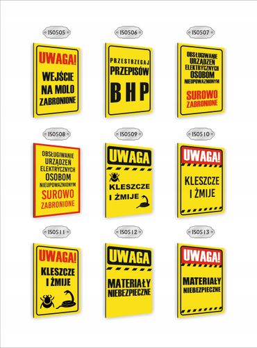 Tabliczka znak informacyjny dibond 30x20 uwaga kleszcze i żmije na Arena.pl