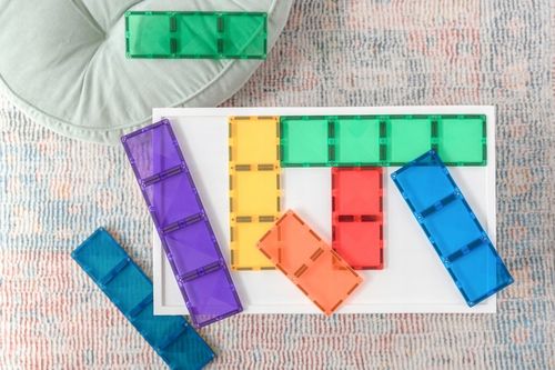 klocki magnetyczne prostokąty Rainbow Rectangle Pack 18 el. Connetix na Arena.pl