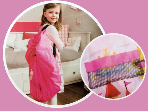 worek na zabawki rozowy na Arena.pl