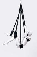 anonymo sex swing, velour, black