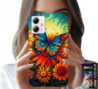 ETUI DO MOTOROLA MOTO G14 - MOTYLE MOTYLKI KWIATKI RÓŻE OBUDOWA