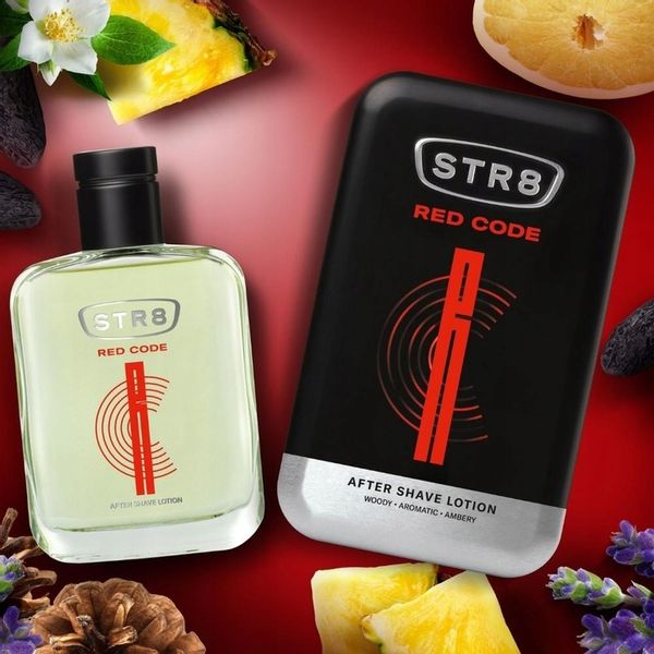 STR8 RED CODE WODA PŁYN PO GOLENIU 100ML W PUSZCE zdjęcie 4