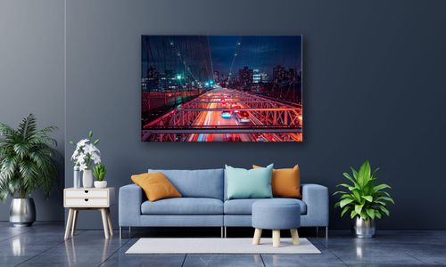 OBRAZ NA PŁÓTNIE 067 Most 100x70cm na Arena.pl