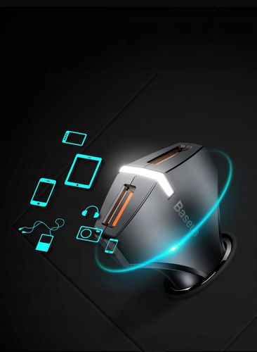ŁADOWARKA SAMOCHODOWA BASEUS 2X USB QC S9 S9 PLUS na Arena.pl