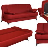 Kanapa sofa Sara ekoskóra rozkładana wersalka spania łóżko Family Meble