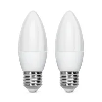 2 x Żarówka LED C37 E27 6W 510lm ciepła do salonu energooszczędna