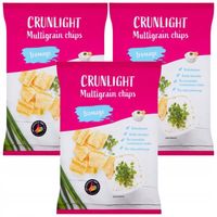 Crunlight Chipsy wielozbożowe fromage 70 g x 3 sztuk
