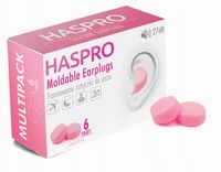 Zatyczki Do Uszu Stopery Silikonowe Formowalne Uniwersalne Różowe 6