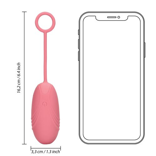 Ultra Soft Silicone Egg Vibrator With Remote Control na Arena.pl