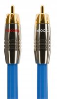 2X Kabel audio cinch 2RCA 2xRCA Melodika Sky Blue SB2R05 - 0,5m