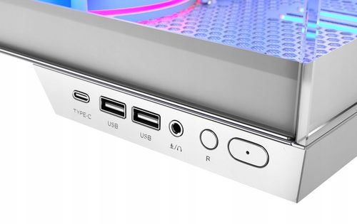 Gamingowa obudowa komputerowa MODECOM VOLCANO PANORAMA NF biała na Arena.pl