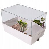 AKWA TERRARIUM Z FILTREM WYSPĄ I RAMPĄ DLA ŻÓŁWIA KOMPLETNY ZESTAW