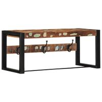 Wieszak na ubrania wielokolorowy lite drewno odzyskane