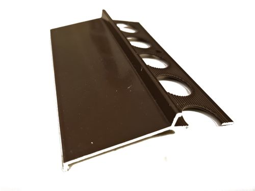 Profil aluminiowy balkonowy okapnikowy 85 mm 2,5 m brąz lakierowany na Arena.pl